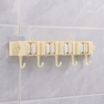 Self-Adhesive Wall-Mount Broom & Mop Holder Rack - Front View by Nari Haat, Indian ethnic wear, women clothing, desig...