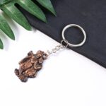 Radha Krishna Metal Keychain (1 Pc) - Front View by Nari Haat, Indian ethnic wear, women clothing, designer suit