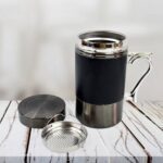 Stainless Steel Water Bottles Approx 600ML (Mix Design & Color / 1 Pc) - Back View by Nari Haat, Indian ethnic wear, ...