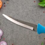 Heavy-Duty Stainless Steel Kitchen Knife with Ergonomic Handle (1 Pc) - Neckline Detail by Nari Haat, Indian ethnic w...