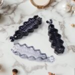 Plastic Hair Claw Clips Strong Clips (12 Pc / Mix Color), Hair accessories - Neckline Detail by Nari Haat, Indian eth...