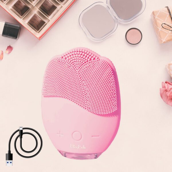 Rechargeable Sonic Silicone Face Cleansing Brush - Front View by Nari Haat, Indian ethnic wear, women clothing, desig...