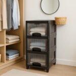 3-Layer Plastic Storage Drawer Cabinet - Front View by Nari Haat, Indian ethnic wear, women clothing, designer suit