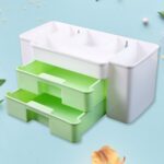 2-Layer Desktop Storage Organizer - (1 Pc) - Back View by Nari Haat, Indian ethnic wear, women clothing, designer suit