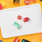 6 in 1 Multipurpose Mini Stationery Kit for Students - Closeup Embroidery by Nari Haat, Indian ethnic wear, women clo...