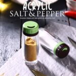 Apex Acrylic Salt and Pepper Shaker Set of 2 - Back View by Nari Haat, Indian ethnic wear, women clothing, designer suit