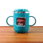 Supermom Kids Sporty Sipper Mug with Straw and Dual Handles Approx 300ml (1 Pc) - Back View by Nari Haat, Indian ethn...