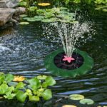 Solar-Powered Floating Fountain Pump for Ponds - Closeup Embroidery by Nari Haat, Indian ethnic wear, women clothing,...