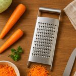 Ritu Premium Stainless Steel Handheld Grater & Slicer (1 Pc) - Front View by Nari Haat, Indian ethnic wear, women clo...
