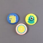 Cute Cartoon & Fruit Design Wall Door Stopper Bumper  (1 Pc, Mix Design) - Front View by Nari Haat, Indian ethnic wea...