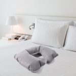 Inflatable & Foldable, Pillow U Shape Air Cushion Travel Pillow (1 Pc / Mix Color) - Fabric Detail by Nari Haat, Indi...