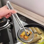Stainless Steel Filter Spoon with Clip