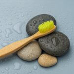 Eco-Friendly Natural Bamboo Toothbrush with Medium Bristles (1 Pc) - Fabric Detail by Nari Haat, Indian ethnic wear, ...