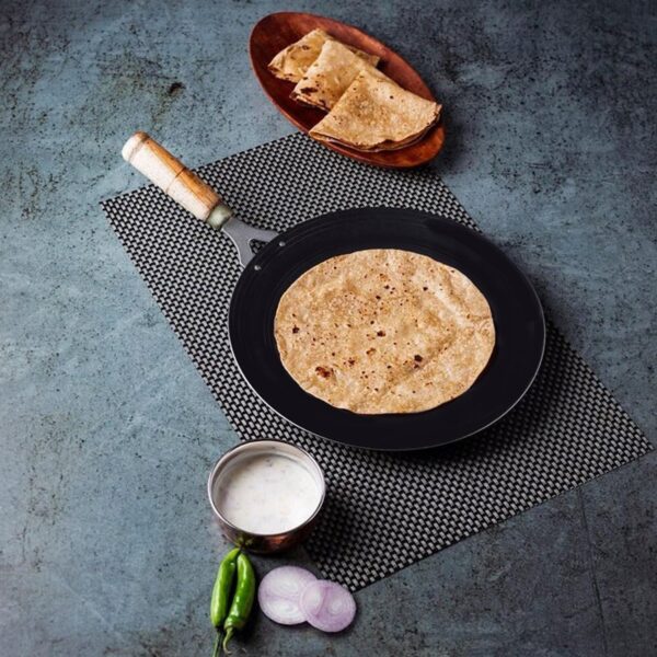 Wooden Handle Roti Tawa