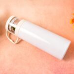 Stainless Steel Water Vacuum Bottle (350 ML) - Neckline Detail by Nari Haat, Indian ethnic wear, women clothing, desi...