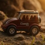 Friction-Powered Classic Jeep Toy Car for Kids (1 Pc) - Fabric Detail by Nari Haat, Indian ethnic wear, women clothin...