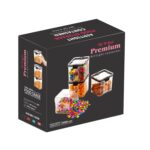 4Pc Square Container 700Ml Used For Storing Types Of Food Stuffs And Items. - Full Detail by Nari Haat, Indian ethnic...