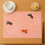 Decorative Dining Table Placemats with Elegant Design (4 Pc / 45x35 Cm) - Front View by Nari Haat, Indian ethnic wear...