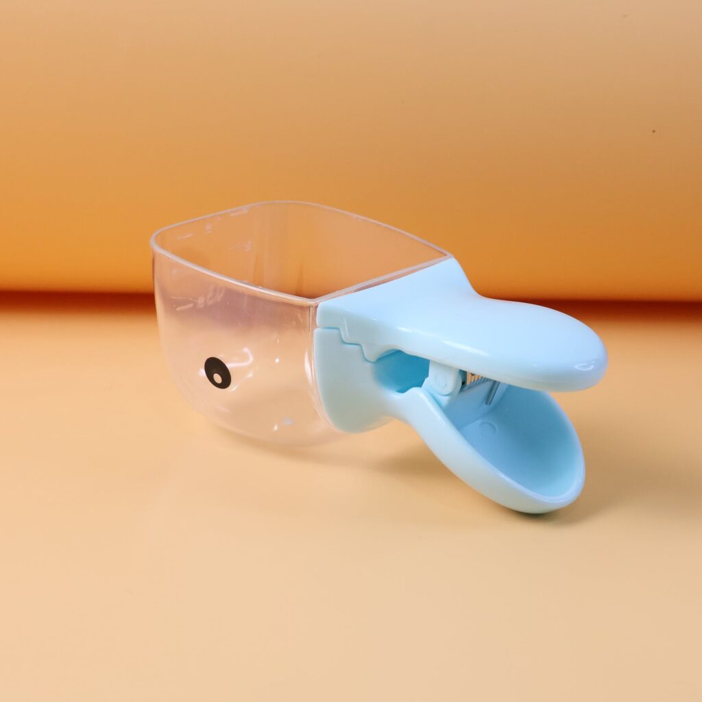 2-in-1 Pet Food Scoop with Bag Clip - Front View by Nari Haat, Indian ethnic wear, women clothing, designer suit