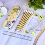 Complete Stationery Geometry Box (1 Set) - Front View by Nari Haat, Indian ethnic wear, women clothing, designer suit