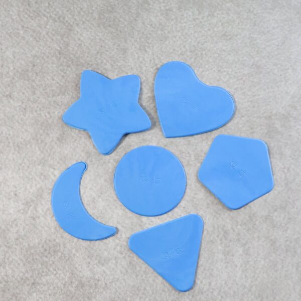 Haircut Design Stencil Set – 6-in-1 Safe Hair Trimmer Molds - Front View by Nari Haat, Indian ethnic wear, women cl...