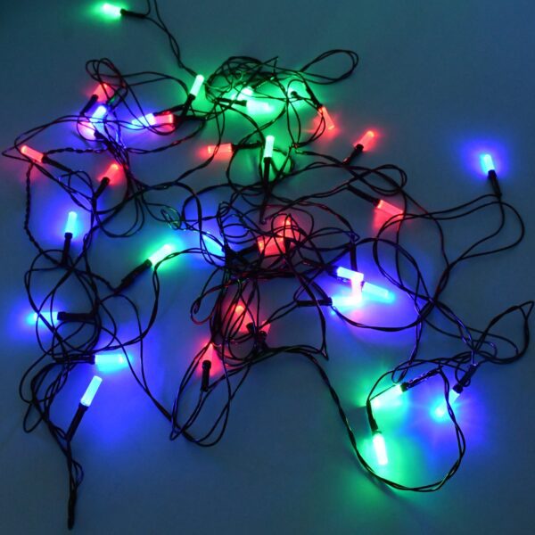 Premium Multi-Color LED Decorative String Lights (9 Mtr) - Front View by Nari Haat, Indian ethnic wear, women clothin...