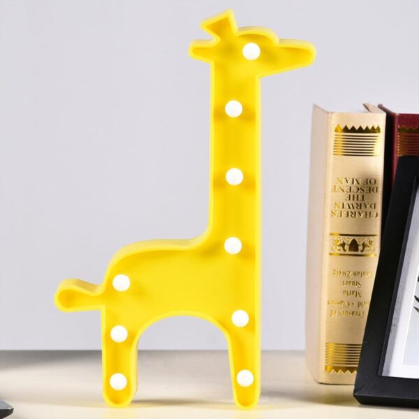 Giraffe Shape LED Decorative Night Light (1 Pc) - Front View by Nari Haat, Indian ethnic wear, women clothing, design...