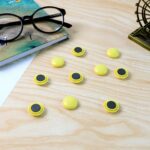 Strong Round Fridge / Whiteboard Magnet - (10 Pc Set) - Neckline Detail by Nari Haat, Indian ethnic wear, women cloth...