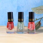 Blush Jari Mini Nail Polish (Mix Color / 6 ML / 1 Pc) - Front View by Nari Haat, Indian ethnic wear, women clothing, ...