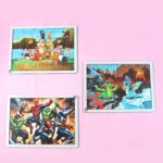 Educational Wooden Jigsaw Puzzle Board - (Mix Design / 1 Pc) - Closeup Embroidery by Nari Haat, Indian ethnic wear, w...