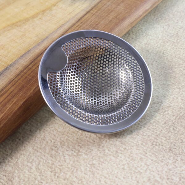Stainless Steel Kitchen Sink Drain Strainer / Stopper (Medium / 1 Pc) - Front View by Nari Haat, Indian ethnic wear, ...