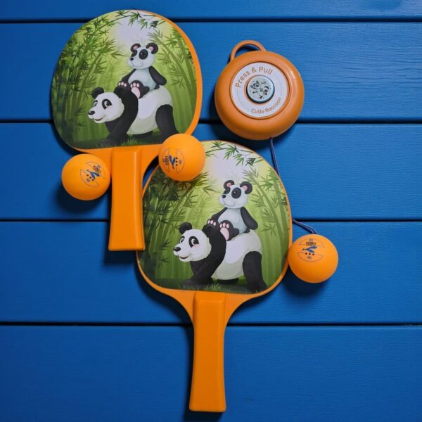 Hanging Table Tennis Trainer Set for Kids (1 Set) - Front View by Nari Haat, Indian ethnic wear, women clothing, desi...
