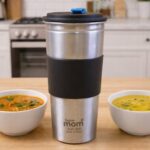 Supermom Stainless Steel Sip Mate Travel Tumbler (Approx. 500 ml) - Neckline Detail by Nari Haat, Indian ethnic wear,...