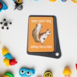 Flip Image Ulta Pulta Magic Card Toy (1 Pc) - Back View by Nari Haat, Indian ethnic wear, women clothing, designer suit