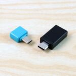 USB Micro & Type-C  to USB-A OTG Adapter - (2 Pc / Set) - Front View by Nari Haat, Indian ethnic wear, women clothing...
