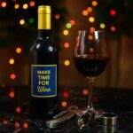 Premium Wine Bottle Shape Bar Accessory Gift Set - Front View by Nari Haat, Indian ethnic wear, women clothing, desig...