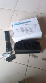 Triple Fan Solar Powered Car Exhaust Ventilation System with USB Charging - Fabric Detail by Nari Haat, Indian ethnic...