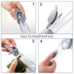 Dish Cleaning Brush with Built-in Liquid Soap Dispenser (1 Pc) - Neckline Detail by Nari Haat, Indian ethnic wear, wo...