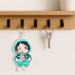 Cartoon Character Design Cute Action Figure Keychain (Mix  Design & 1 Pc) - Fabric Detail by Nari Haat, Indian ethnic...