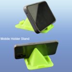 Universal Four-Sided Pyramid Mobile Holder Stand for Desk & Table (1 Pc) - Back View by Nari Haat, Indian ethnic wear...