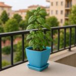 Trendy Square Plastic Flower Pots Set of 5 - Back View by Nari Haat, Indian ethnic wear, women clothing, designer suit