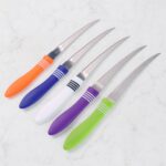 Stainless Steel Multipurpose Serrated Knife Set (12 Pc) - Closeup Embroidery by Nari Haat, Indian ethnic wear, women ...