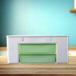 2-Layer Desktop Storage Organizer - (1 Pc) - Neckline Detail by Nari Haat, Indian ethnic wear, women clothing, design...