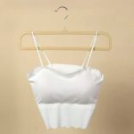 Premium Velvet Non-Slip Cloth Hanger with Metal Hook (1 Pc) - Neckline Detail by Nari Haat, Indian ethnic wear, women...