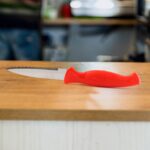 Stainless Steel Serrated Kitchen Knife (1 Pc) - Closeup Embroidery by Nari Haat, Indian ethnic wear, women clothing, ...