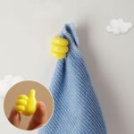 Thumb Cable Clips, Multi-Color Cord Organizer for Home, Office, Car (10 Pc Set) - Full Detail by Nari Haat, Indian et...