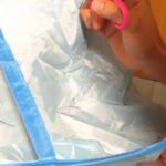 Reusable Hair Cutting Cape Umbrella (25x40 Cm) - Neckline Detail by Nari Haat, Indian ethnic wear, women clothing, de...