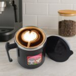 1 Pc Apex Cat Mug – 250 ml Stainless Steel Insulated Inner with Cute Cat Print - Neckline Detail by Nari Haat, Indi...