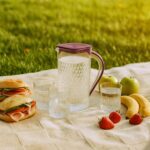 Supermom ROMA Plastic Jug with Glasses Combo Set (5 Pc) - Neckline Detail by Nari Haat, Indian ethnic wear, women clo...