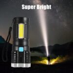 Rechargeable 4-LED Torch Light with 800 Lumens for Outdoor Use - Full Detail by Nari Haat, Indian ethnic wear, women ...